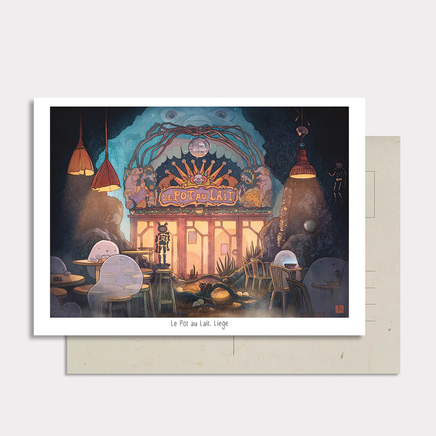 Carte postale – Pot au Lait, Liège