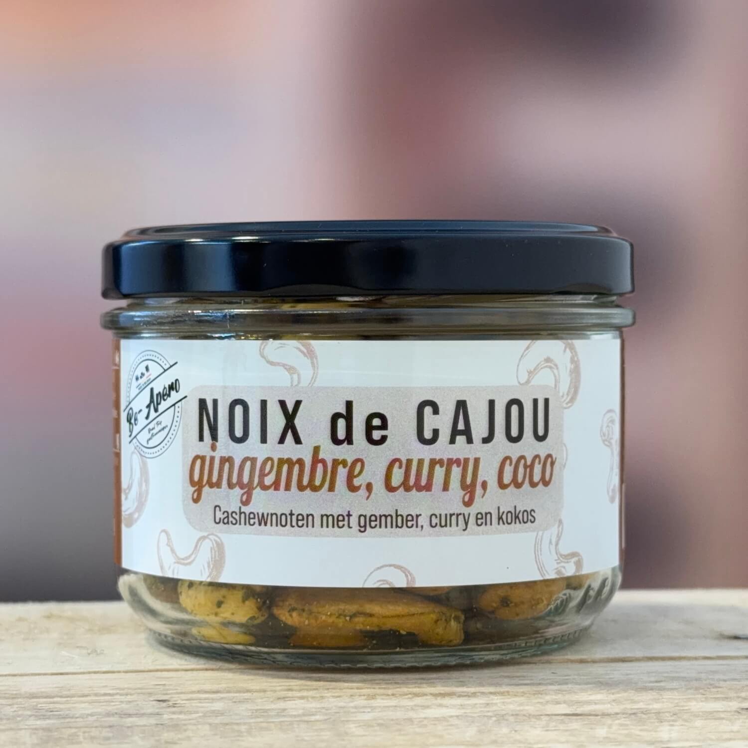 Noix de cajou gingembre, curry, coco